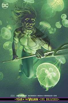 Aquaman #52 Card Stock Variant Edition Year of the Villain Evil Unleashed (2016)