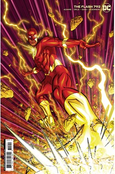 Flash #792 Cover E 1 for 25 Incentive Scott Kolins Card Stock Variant (One-Minute War) (2016)