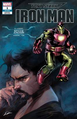 Tony Stark Iron Man #1 Space Armor Variant (2018)