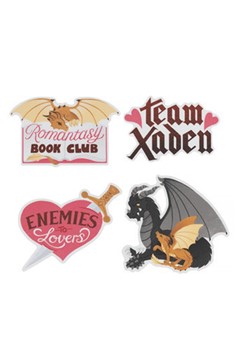 Rebecca Yarros's Fourth Wing: Romantasy Stickers - Sticker Set of 4