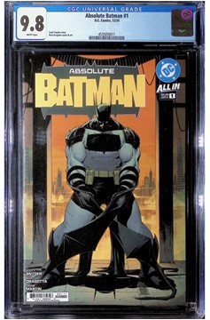 Absolute Batman #1 Cgc 9.8