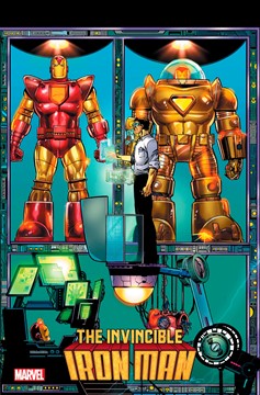 Invincible Iron Man #4 Layton Connecting Variant (2022)