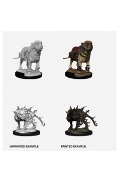 Dungeons & Dragons Nolzur`s Marvelous Unpainted Miniatures: W11 Mastif & Shadow Mastif