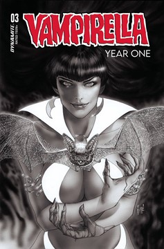Vampirella Year One #3 Cover Q 7 Copy Last Call Incentive March Black & White