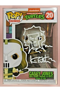 Teenage Mutant Ninja Turtles Casey Jones Funko Pop Figure Signed By Kevin Eastman