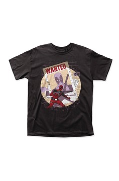 Deadpool Wanted Px Black T-Shirt Small