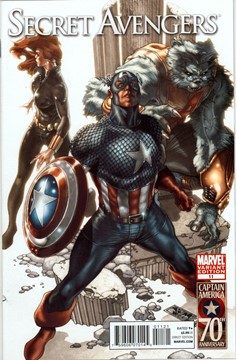 Secret Avengers #11 (Captain America 70th Anniversary Variant) (2010)