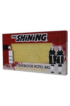 The Shining The Overlook Hotel Ball 24K Gold Plated Ticket