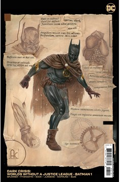 Dark Crisis Worlds Without A Justice League Batman #1 (One Shot) Cover C 1 For 25 Incentive Ariel Colon Varian