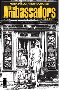 Ambassadors #3 Cover B Charest Black & White (Mature) (Of 6)