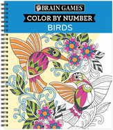 Brain Games Color By Numbers Birds Blue
