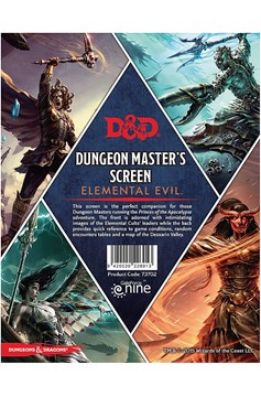 Dungeons & Dragons - Dungeon Master Screen: Elemental Evil