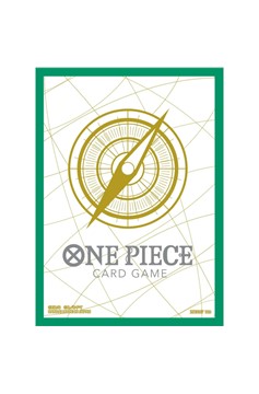 One Piece TCG Official Sleeves Set 5 Standard Green Logo