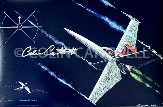 C2 X-Wing Concept 12X18 Signed