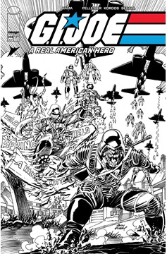 GI Joe A Real American Hero #308 Cover B Andy Kubert Black & White Variant