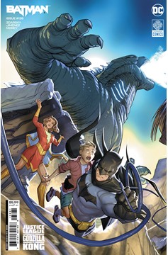 Batman #138 Cover G Pete Woods Justice League Vs Godzilla Vs Kong Card Stock Variant (Batman Catwoman The Gotham War)