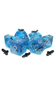 Old School 7 Piece Dnd Rpg Dice Set: Animal Kingdom - Bird of Prey