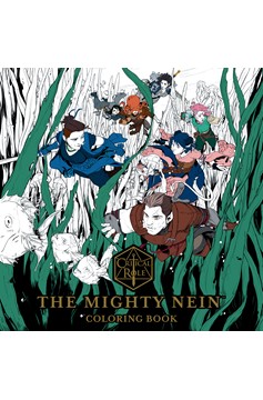 Critical Role Mighty Nein Adult Coloring Book Graphic Novel