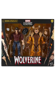 Marvel Legends 50th Anniversary Logan Vs Sabretooth 6" Action Figure Two Pack