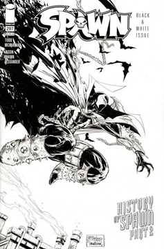 Spawn #297 Cover C Black & White Variant McFarlane & Mattina (1992)