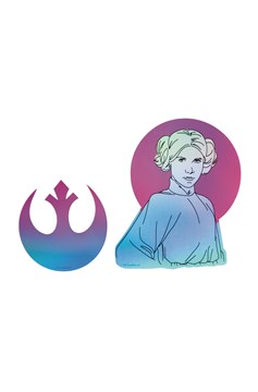 Star Wars Leia Organa Rebel Leader Holographic Device Decal