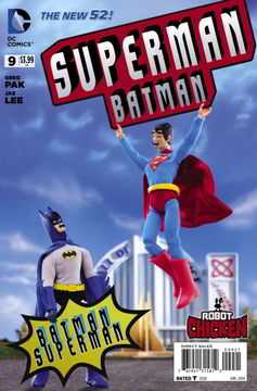Batman Superman #9 1 for 25 Incentive Robot Chicken (2013)