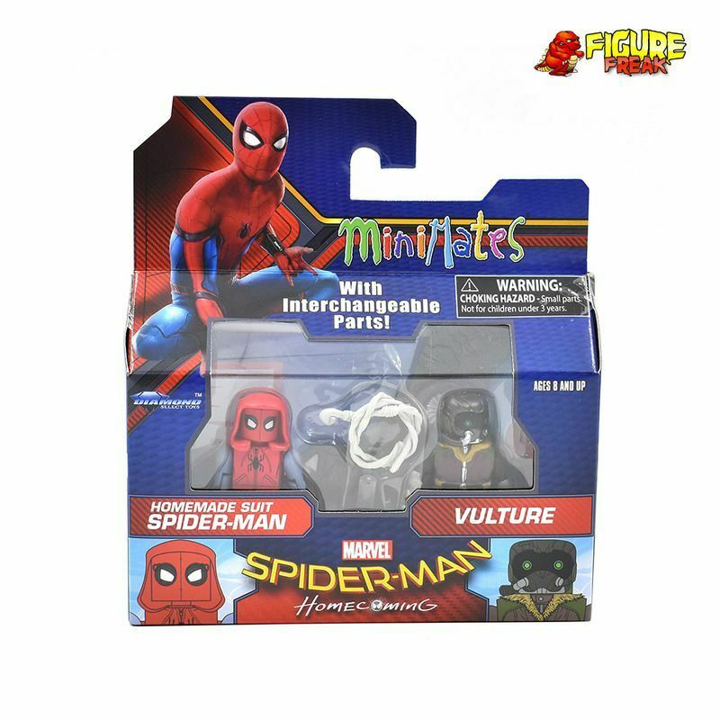Spider-Man Homecoming Marvel Minimates Homemade Suit Spider-Man & Vulture