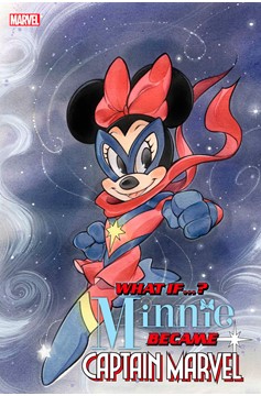 Marvel & Disney What If...? Minnie Became Captain Marvel #1 Peach Momoko Variant