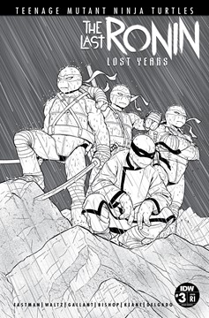 Teenage Mutant Ninja Turtles Last Ronin Lost Years #3 Cover E 1 for 50 Incentive