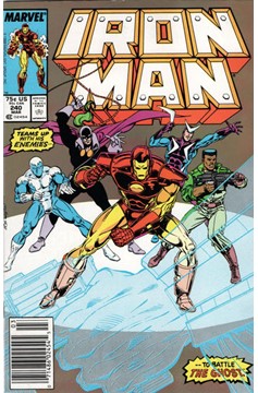 Iron Man #240 [Newsstand]-Fine (5.5 – 7)