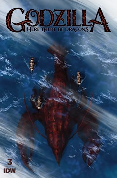 Godzilla: Here There Be Dragons #4 Godlewski 1 for 25 Incentive