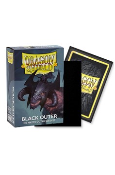 Dragon Shield Sleeves: Matte Black Outer Sleeves (100)