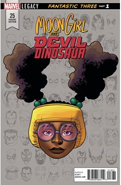 Moon Girl And Devil Dinosaur #25 Legacy Headshot Variant 