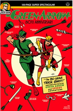 Green Arrow 80th Anniversary 100-Page Super Spectacular #1 Cover B Michael Cho 1940s Variant