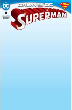 Superman #6 Cover E Blank Card Stock Variant