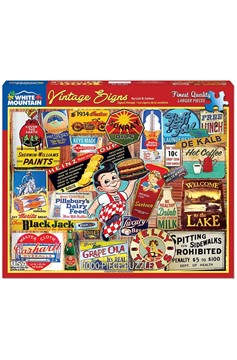 Vintage Signs (1189Pz) - 1000 Piece Jigsaw Puzzle