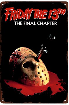 Friday The 13th Mask with Blood Photo Magnet