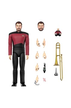Star Trek The Next Generation Ultimates W1 Riker Action Figure