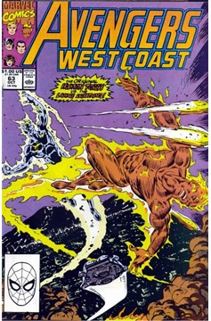 Avengers West Coast #63 [Direct]-Fine