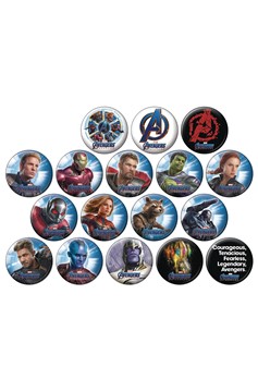 Avengers Endgame 144 Piece Button Display