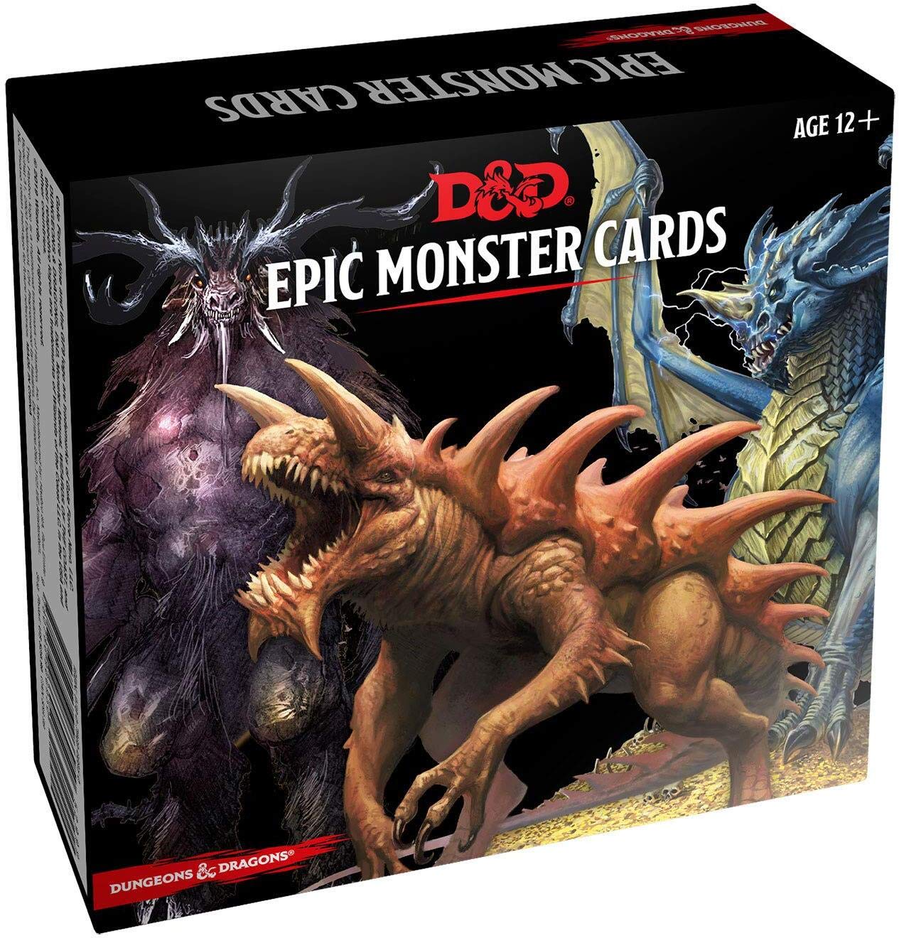Dungeons and Dragons RPG: Epic Monster Cards (77 oversized cards)