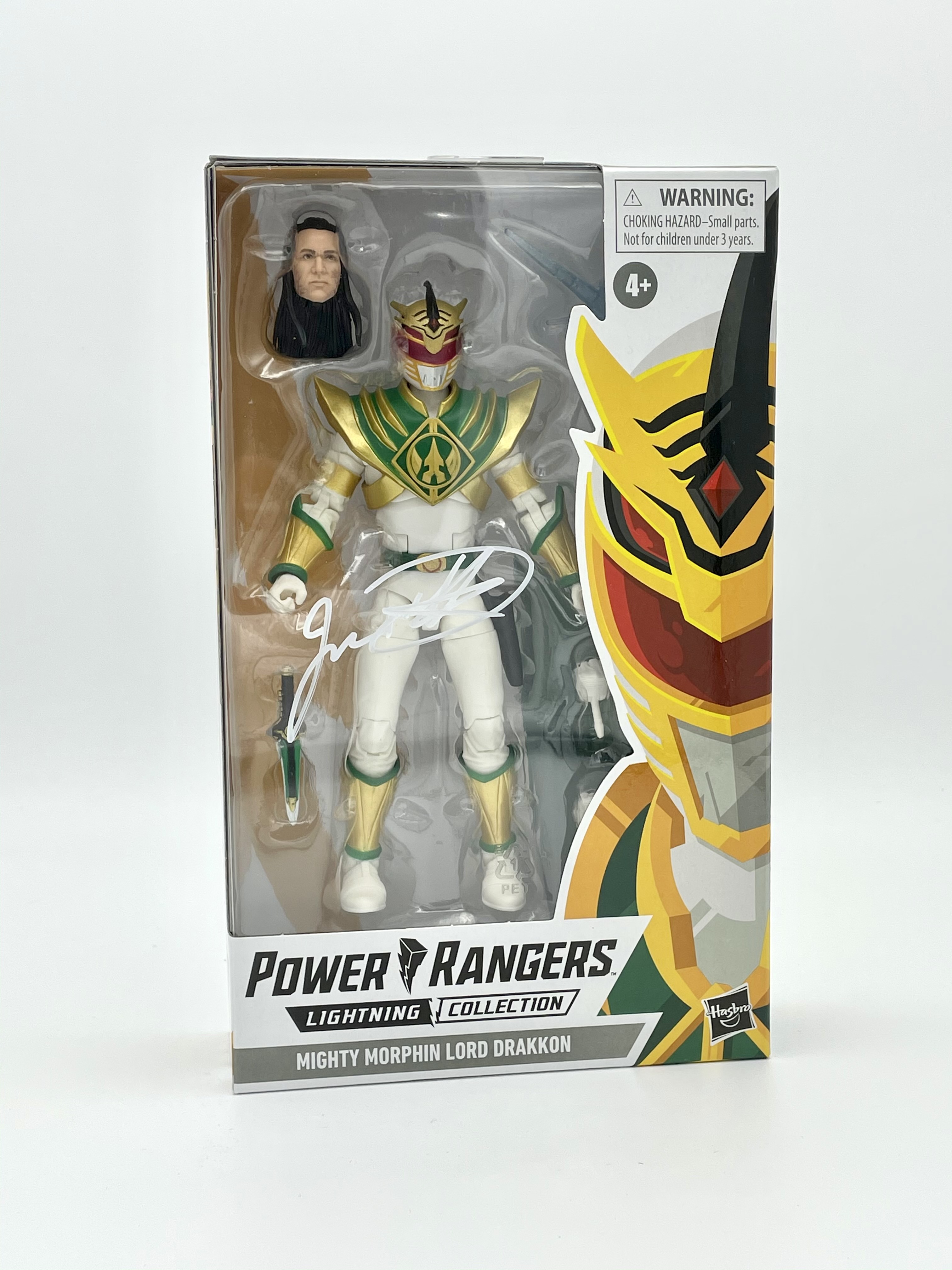 Power Rangers Lightning Collection Lord Drakkon 6 Inch Action Figure Signed By Jason David Frank