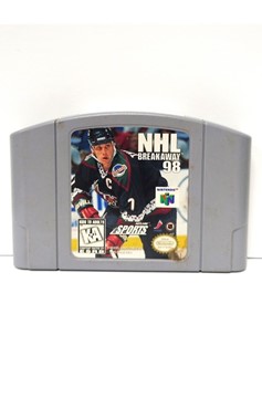 Nintendo 64 N64 Nhl Breakaway 98 Cartridge Only (Very Good)