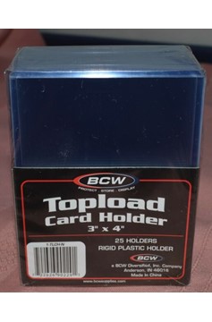 BCW Topload Card Holder 25ct 1-Tlch