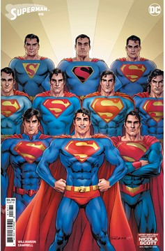 Superman #18 Cover E Nicola Scott Artist Spotlight Card Stock Variant (Absolute Power)