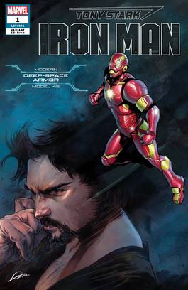 Tony Stark Iron Man #1 Guardians Space Armor Variant (2018)