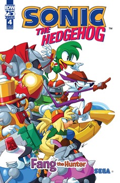 Sonic the Hedgehog Fang the Hunter #4 Cover B Mcgrath