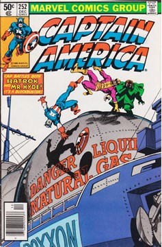 Captain America #252 [Newsstand]-Fine (5.5 – 7)