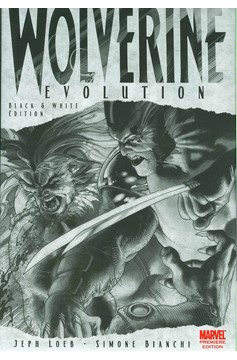 Wolverine Evolution Black White Hardcover