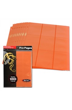 Side Loading 18 Pocket Pro Pages Orange